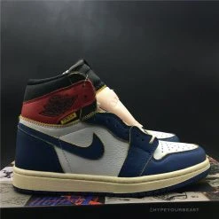 Hypeyourbeast Jordan 1 Retro High Union Los Angeles Storm Blue Blue Toes