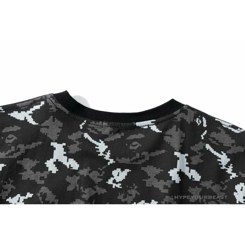 Hypeyourbeast BAPE Digital Pixel Camouflage Tee Shirt 'BLACK' Clothes 7 Hypeyourbeast BAPE Digital Pixel Camouflage Tee Shirt 'BLACK' Clothes