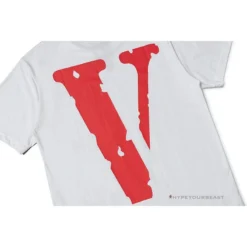 HypeYourBeast Vlone White And Red Tee Shirt T-Shirts