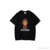 Hypeyourbeast BAPE Baby Milo Red Shark Hat Little Monkey Tee Shirt 'BLACK'