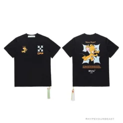 Hypeyourbeast T-Shirts OFF-WHITE Handsome Jerry Arrow Tee Shirt 'BLACK'