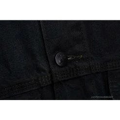 Hypeyourbeast OFF-WHITE Autumn And Winter New ️Back Blue Arrow Wash Denim Jacket Hoodies & Jackets