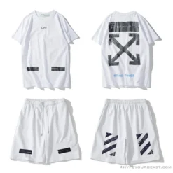 Hypeyourbeast OFF-WHITE Classic Seeing Things Shorts 'WHITE'