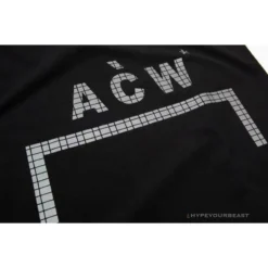 Hypeyourbeast OFF-WHITE ACW Empressed Tee Shirt 'BLACK' T-Shirts