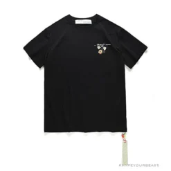 Hypeyourbeast OFF-WHITE Disney Spring X Summer Mickey With Pluto Tee Shirt 'BLACK' T-Shirts