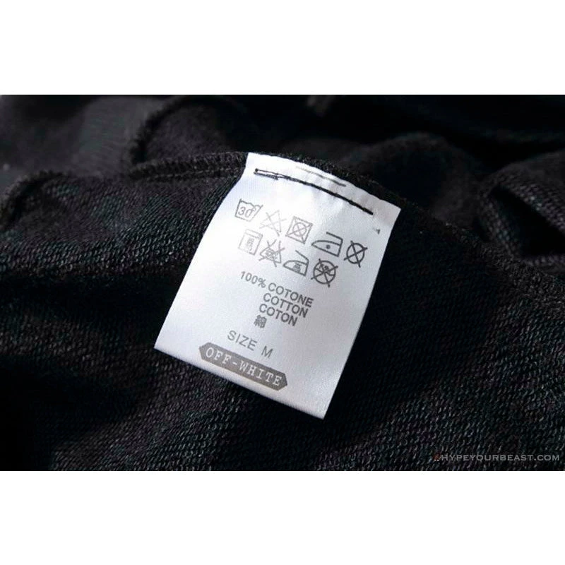 Hypeyourbeast OFF-WHITE Classic Wave Oil Painting Cotton Terry Long Sleeve Shirt 'BLACK' Shirts 12 Hypeyourbeast OFF-WHITE Classic Wave Oil Painting Cotton Terry Long Sleeve Shirt 'BLACK' Shirts