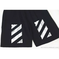 Hypeyourbeast Pants OFF-WHITE Classic Seeing Things Shorts 'BLACK' 19 Hypeyourbeast Pants OFF-WHITE Classic Seeing Things Shorts 'BLACK'