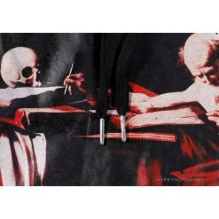 Hypeyourbeast OFF-WHITE Skull And Writing Hoodie 'BLACK' Hoodies & Jackets