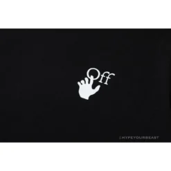 Hypeyourbeast OFF-WHITE Gradient Classic Cross Arrow Tee Shirt 'BLACK'