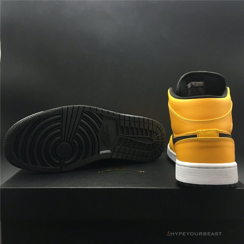 Hypeyourbeast Air Jordan 1 Mid Taxi Yellow 8 Hypeyourbeast Air Jordan 1 Mid Taxi Yellow