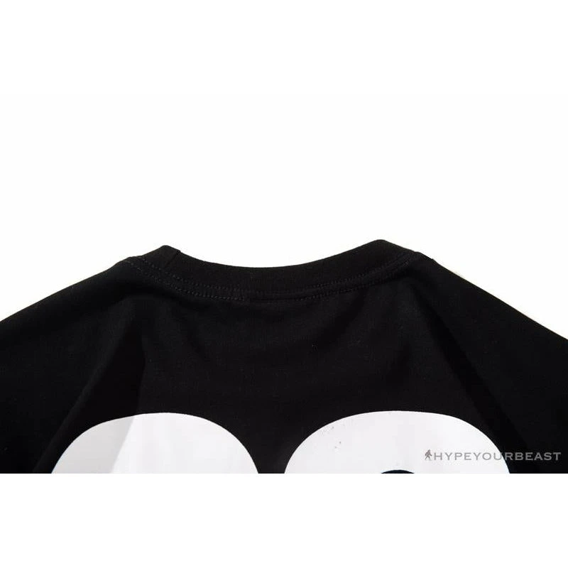 Hypeyourbeast BAPE Ape Man Head 28th Anniversary Camouflage Color Block Tee 'BLACK' 9 Hypeyourbeast BAPE Ape Man Head 28th Anniversary Camouflage Color Block Tee 'BLACK'