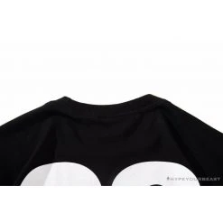 Hypeyourbeast BAPE Ape Man Head 28th Anniversary Camouflage Color Block Tee Shirt 'BLACK' Clothes