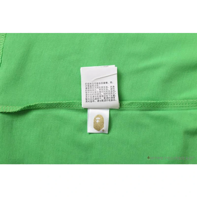 Hypeyourbeast Clothes BAPE Baby Milo Color Square Ape Head Tee Shirt 'GREEN' 14 Hypeyourbeast Clothes BAPE Baby Milo Color Square Ape Head Tee Shirt 'GREEN'