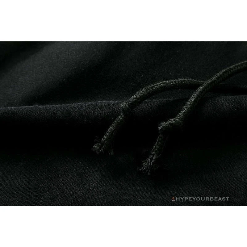 Hypeyourbeast BAPE Classic Ape Head Embroidered Standard Cotton Terry Pants 'BLACK' Clothes 4 Hypeyourbeast BAPE Classic Ape Head Embroidered Standard Cotton Terry Pants 'BLACK' Clothes