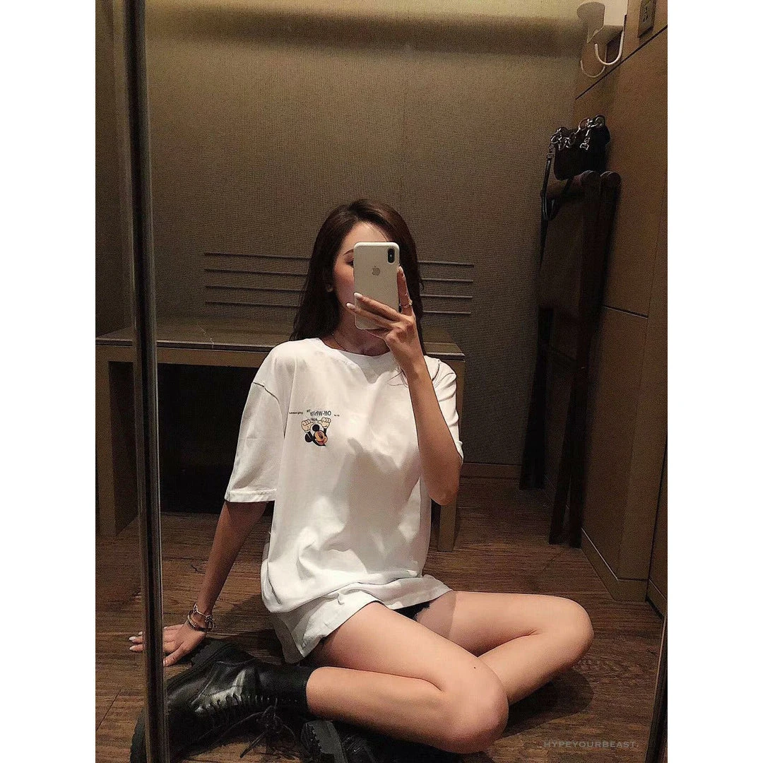 Hypeyourbeast T-Shirts OFF-WHITE Disney Spring X Summer Mickey With Pluto Tee Shirt 'WHITE' 8 Hypeyourbeast T-Shirts OFF-WHITE Disney Spring X Summer Mickey With Pluto Tee Shirt 'WHITE'