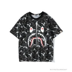 Hypeyourbeast BAPE Digital Pixel Camouflage Tee Shirt 'BLACK' Clothes