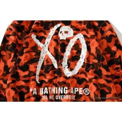 Hypeyourbeast BAPE X XO Co-Branded Camouflage Hoodie 'RED'