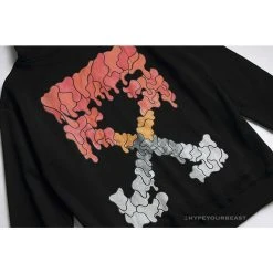 HypeYourBeast Off White Hoodie Black RED 20 HypeYourBeast Off White Hoodie Black RED