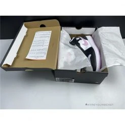 Hypeyourbeast Jordan 1 Mid White Black Light Arctic Pink