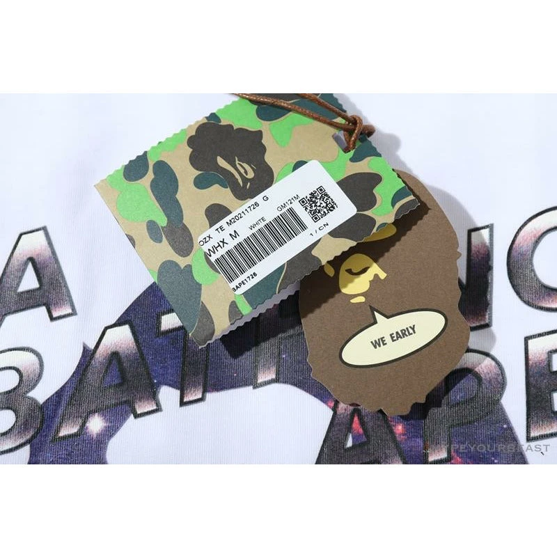 Hypeyourbeast BAPE Universe Solar System Ape Man Head Tee Shirt 'WHITE' 4 Hypeyourbeast BAPE Universe Solar System Ape Man Head Tee Shirt 'WHITE'