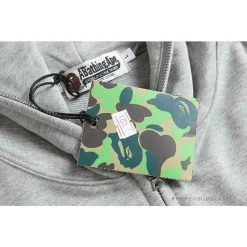 Hypeyourbeast BAPE Classic Ape Head Hoodie 'GREY'