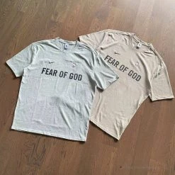 Hypeyourbeast FOG X Nike Tee Shirt Grey T-Shirts
