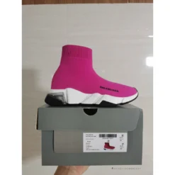 HypeYourBeast Balanciaga Sock Sneakers BCG Sock Sneakers Pink White Black