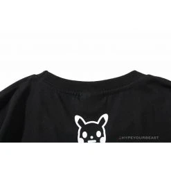 Hypeyourbeast Clothes BAPE Pokémon Co-branded Ape Head Tee Shirt 'BLACK'