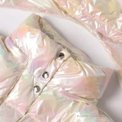 HypeYourBeast MNCLR Puffer Jacket Rainbow Hoodies & Jackets