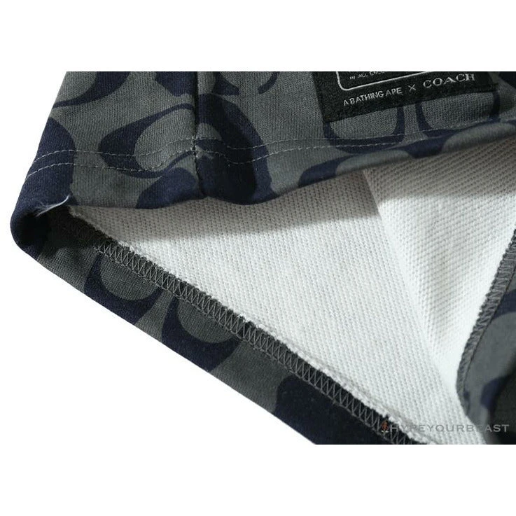 Hypeyourbeast BAPE X COACH Co-Branded Dark-Blue Shorts Clothes 9 Hypeyourbeast BAPE X COACH Co-Branded Dark-Blue Shorts Clothes