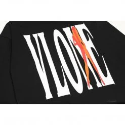 HypeYourBeast Vlone Hoodie Black Love Hoodies & Jackets