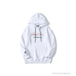 Hypeyourbeast BAPE Marilyn Monroe Camouflage Background Hoodie 'WHITE' Clothes