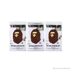 Hypeyourbeast BAPE Readymade Small Bee Camouflage Letter Tee Shirt 'GREEN' Clothes