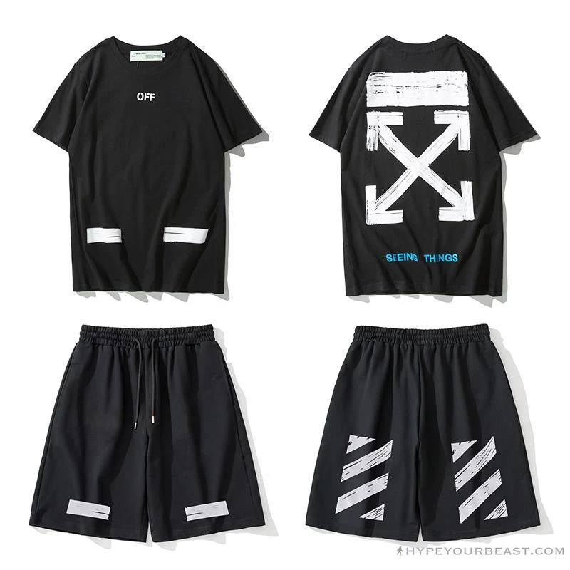 Hypeyourbeast Pants OFF-WHITE Classic Seeing Things Shorts 'BLACK' 11 Hypeyourbeast Pants OFF-WHITE Classic Seeing Things Shorts 'BLACK'