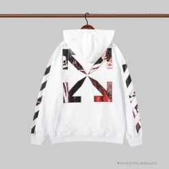 Hypeyourbeast Hoodies & Jackets OFF-WHITE Skull And Writing Hoodie 'WHITE'