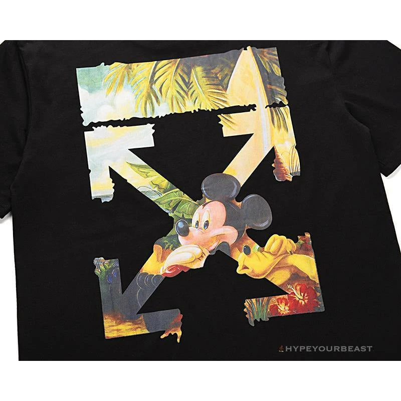 Hypeyourbeast OFF-WHITE Disney Spring X Summer Mickey With Pluto Tee Shirt 'BLACK' T-Shirts 6 Hypeyourbeast OFF-WHITE Disney Spring X Summer Mickey With Pluto Tee Shirt 'BLACK' T-Shirts