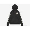 HypeYourBeast Off White Hoodie Black Hoodies & Jackets