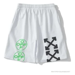 Hypeyourbeast OFF-WHITE Golden Ratio Shorts 'WHITE'