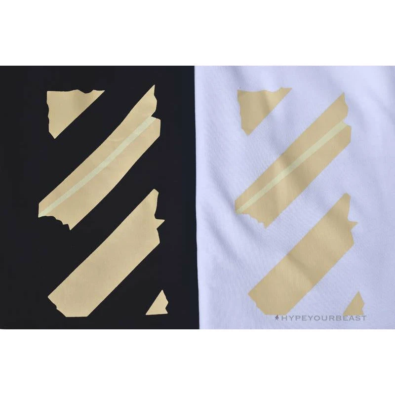 Hypeyourbeast Pants OFF-WHITE Explosive Strip Basic Arrow Shorts 'WHITE' 2 Hypeyourbeast Pants OFF-WHITE Explosive Strip Basic Arrow Shorts 'WHITE'