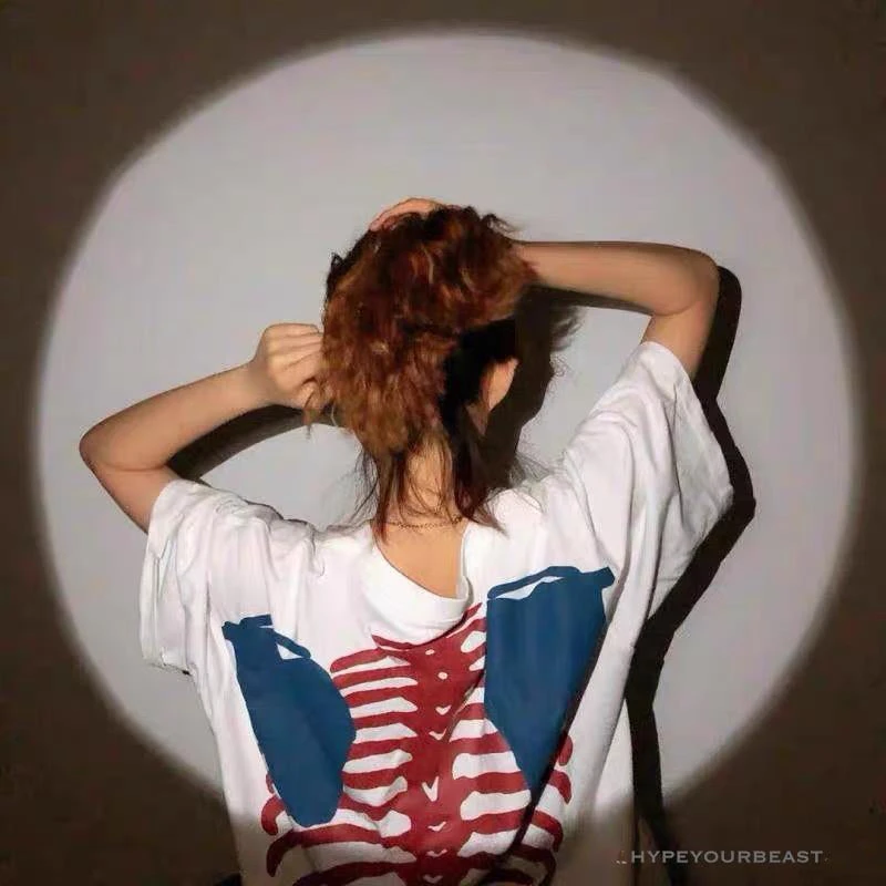 Hypeyourbeast OFF-WHITE Loose X Oversized Chest Tee Shirt 'WHITE' 8 Hypeyourbeast OFF-WHITE Loose X Oversized Chest Tee Shirt 'WHITE'