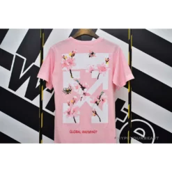 Hypeyourbeast OFF-WHITE Sakura Tee Shirt 'PINK' T-Shirts 12 Hypeyourbeast OFF-WHITE Sakura Tee Shirt 'PINK' T-Shirts