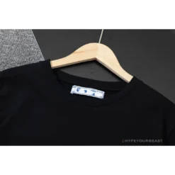 Hypeyourbeast OFF-WHITE Gradient Classic Cross Arrow Tee Shirt 'BLACK'