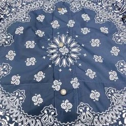 HypeYourBeast Supreme X TNF Bandana Jacket Blue Hoodies & Jackets