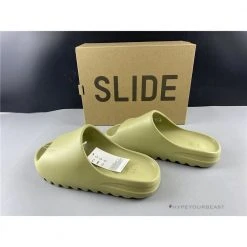 Hypeyourbeast Adidas Yeezy Slide Resin Green