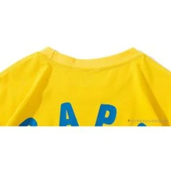 Hypeyourbeast BAPE KIDS Small Net Pocket Ape Man Head Tee Shirt 'YELLOW' Clothes 26 Hypeyourbeast BAPE KIDS Small Net Pocket Ape Man Head Tee Shirt 'YELLOW' Clothes