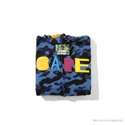 Hypeyourbeast BAPE X Readymade Tiger Head Foam Camouflage Hoodie 'BLUE' Clothes