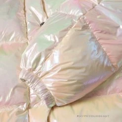 HypeYourBeast MNCLR Puffer Jacket Rainbow Hoodies & Jackets