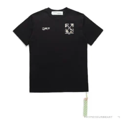 Hypeyourbeast T-Shirts OFF-WHITE Daisy Graffiti Arrow Conley Tee Shirt 'BLACK'