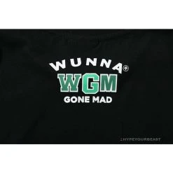 Hypeyourbeast Clothes BAPE Paint Splash Green Camouflage Tee Shirt 'BLACK'