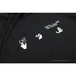 HypeYourBeast Hoodies & Jackets Off White Hoodie Black BLUE